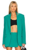 A.l.c Dakota One-button Jacket In Teal