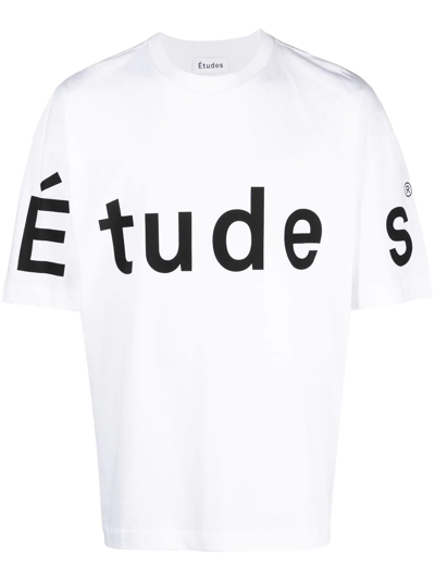 ETUDES STUDIO LOGO-PRINT ORGANIC COTTON T-SHIRT