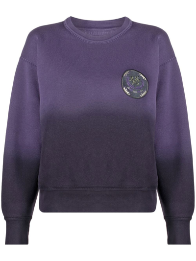 Isabel Marant Étoile Mobyli Tie-dye Sweatshirt In Violett