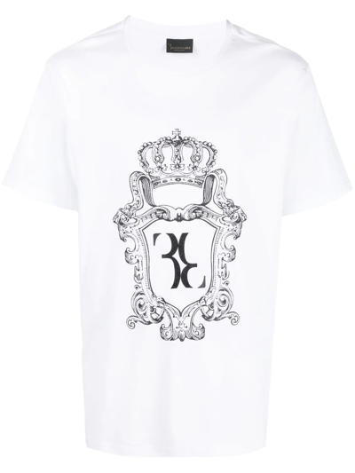 Billionaire Logo-print Cotton T-shirt In White