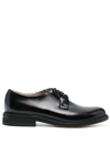 Doucal's Leather Lace-up Shoes In Schwarz