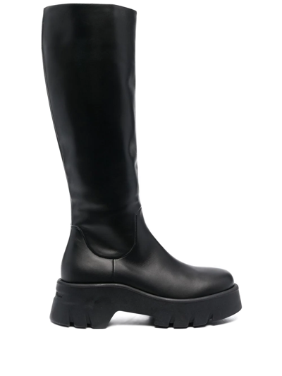 Gianvito Rossi Montey 20mm Knee-high Boots In Black