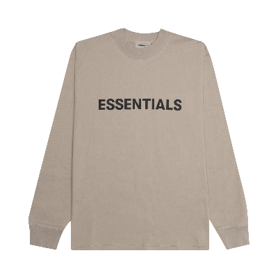 Pre-owned Essentials Fear Of God  Long-sleeve Tee 'sage' In Green
