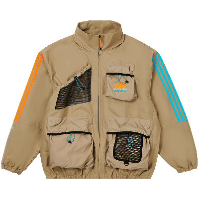 Pre-owned Palace X Adidas Nature Track Top 'blanch Cargo' In Tan