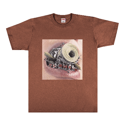 Pre-owned Supreme Braces Tee 'brown'