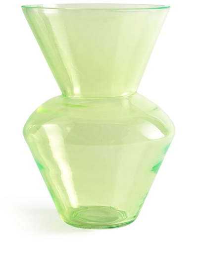 Polspotten Fat Neck Vase In Multicolor