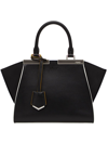 FENDI FENDI WOMEN'S BLACK LEATHER HANDBAG