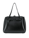 LOEWE LOEWE WOMEN'S BLACK LEATHER TOTE