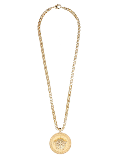 Versace Metal Necklace In Gold