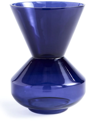 Polspotten Thick-neck Vase In Blue