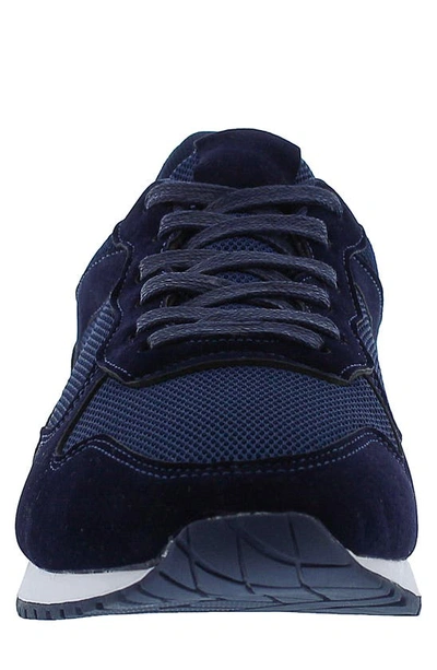 English Laundry Fisher Suede Panel Sneaker In Navy