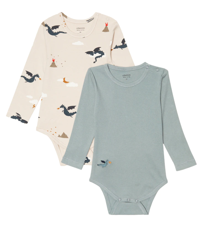 Liewood Baby Yanni Set Of 2 Cotton-blend Bodysuits In Multicolor