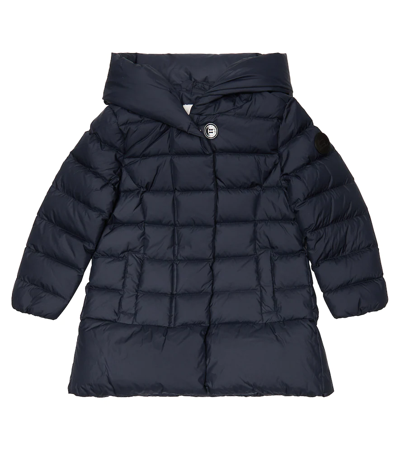 Woolrich Kids' Padded Puffer Jacket In Melton Blue