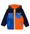 MARC JACOBS COLORBLOCKED HOODED TEDDY JACKET