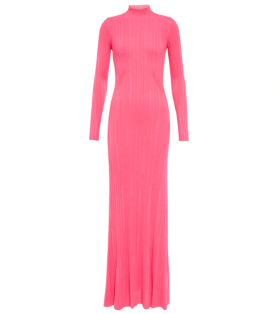 Jacquemus Pink Le Papier 'la Robe Lenzuolo' Maxi Dress