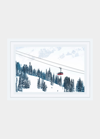 Gray Malin The Aerial Tram, Jackson Hole Mini Print