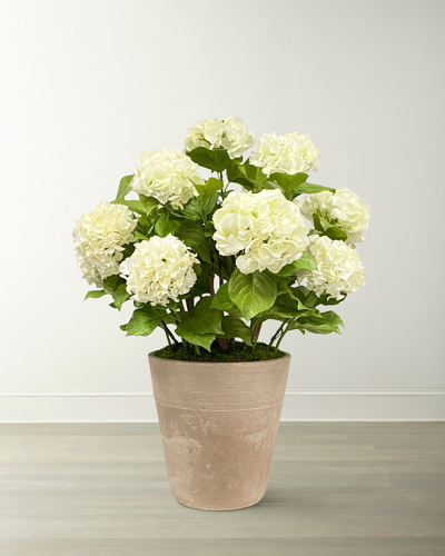 Winward Faux Hydrangeas In Planter