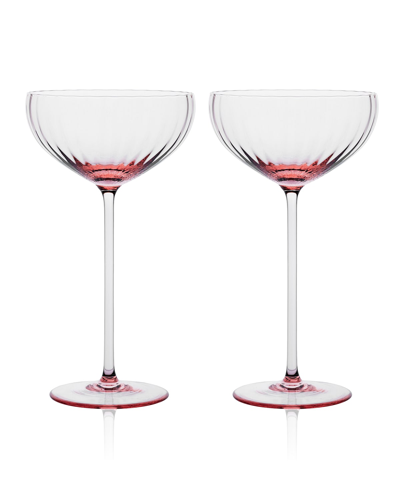 Caskata Quinn Coupe Glasses, Set Of 2