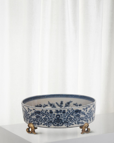 Winward Blue And White Planter