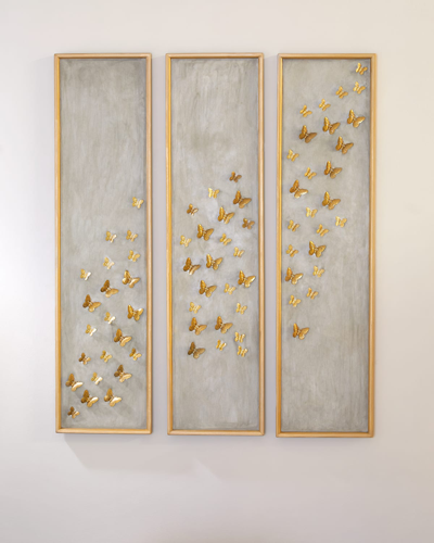 Tommy Mitchell Butterfly Triptych