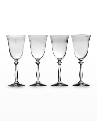 Mikasa Amelia Crystal Four-piece White Wine Glass Set
