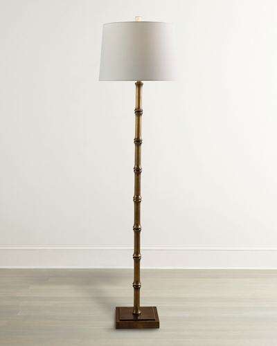 Port 68 Lauderdale Brass Floor Lamp