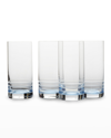 MIKASA CAL BLUE OMBRE HIGHBALL GLASSES, SET OF 4