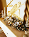 NEIMAN MARCUS 46" GOLD CHRISTMAS MANTLE GARLAND