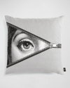 FORNASETTI TEMA E VARIAZIONI N401 PILLOW, 16"SQ.