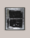 Rfa Fine Art Black & Silver Abstract Giclee Wall Art