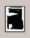 Rfa Fine Art Black & White Abstract Giclee
