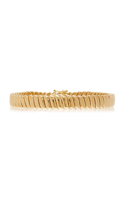 Anita Ko Zoe Bracelet - Yellow Gold - Atterley