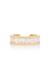 Anita Ko 18k Yellow Gold Baguette Diamond Ear Cuff In Gold