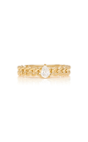 Anita Ko 18k Yellow Gold Diamond Chain Link Ring In Gold