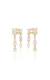 Anita Ko 18kt Yellow Gold Maya Diamond Earrings In Gold
