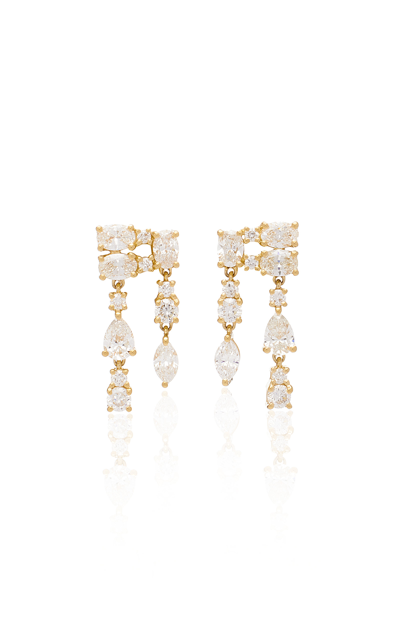 Anita Ko Women's Maya 18k Yellow Gold Diamond Earrings