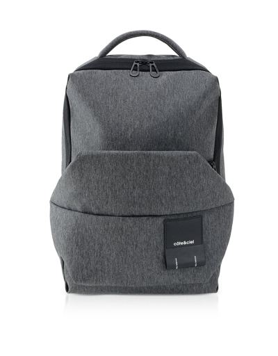 Côte And Ciel Sacs Homme Kama Ecoyarn Black Melange In Gris