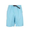 MSGM SHORTS MEN'S SKY BLUE BERMUDA SHORTS