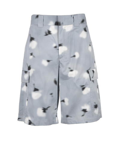 Msgm Shorts Mens's Gray Bermuda Shorts