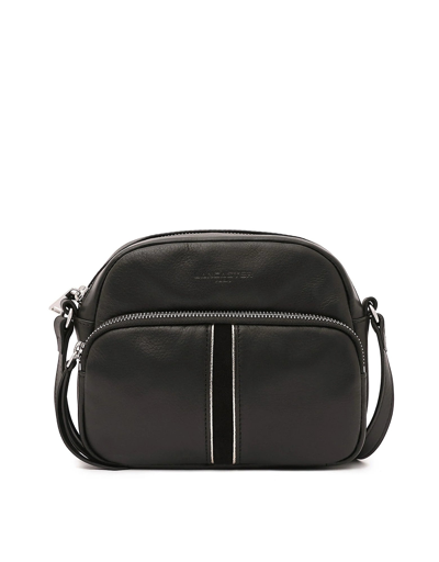 Lancaster Handbags Soft Melody Reporter Bag In Noir