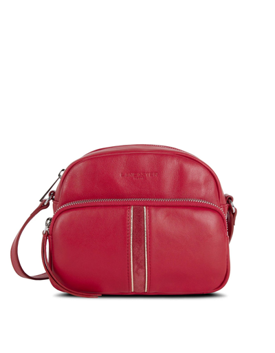 Lancaster Handbags Soft Melody Reporter Bag In Rouge