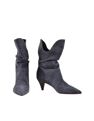 Manila Grace Shoes Women's Blue Booties