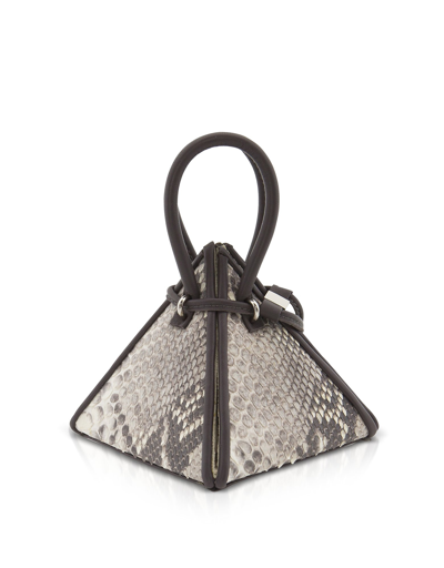 Nita Suri Handbags Lia Exotic Mini Bag In Naturel