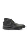 A.TESTONI SHOES GRAINED CALF LEATHER MEN'S ANKLE BOOTS