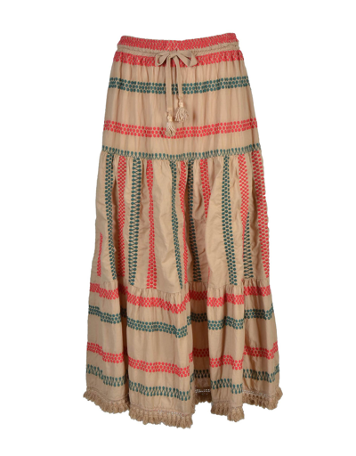 Motel Skirts Women's Brown / Red Skirt