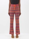 MARQUES' ALMEIDA STRIPED KNITTED TROUSERS