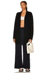 The Row Fulham Cashmere Cardigan In Black
