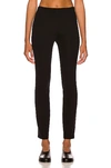 The Row Thilde Stretch-scuba Skinny Pants In Black