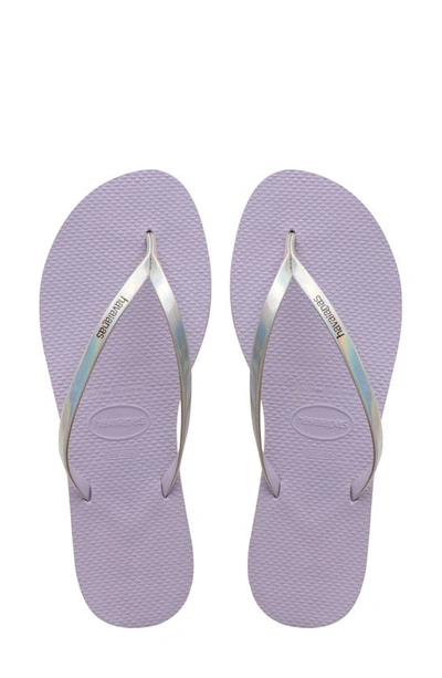 Havaianas 'you' Flip Flop In Quiet Lilac