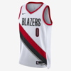 Nike Portland Trail Blazers Association Edition 2022/23  Men's Dri-fit Nba Swingman Jersey In White